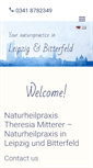 Mobile Screenshot of naturheilpraxis-mitterer.de
