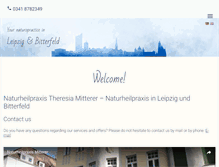 Tablet Screenshot of naturheilpraxis-mitterer.de